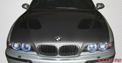 1997-2003 BMW 5 Series E39 4DR Carbon Creations GTR Hood - 1 Piece - 107062