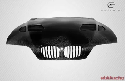 1997-2003 BMW 5 Series E39 4DR Carbon Creations GTR Hood - 1 Piece - 107062