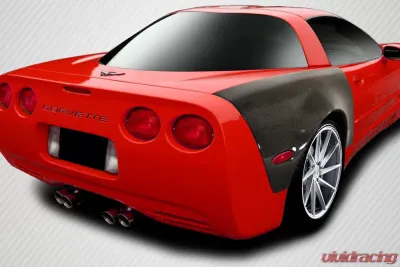 1997-2004 Chevrolet Corvette C5 2dr Carbon Creations ZR Edition Rear Fenders - 2 Piece - 107097