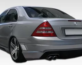 2001-2007 Mercedes C Class W203 4DR Sedan Duraflex W-1 Rear Bumper Cover - 1 Piece