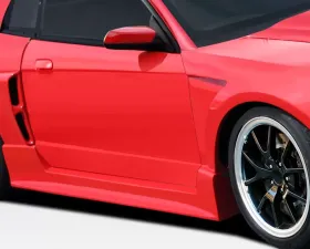 1999-2004 Ford Mustang Duraflex CBR500 Wide Body Side Skirts Rocker Panels - 2 Piece