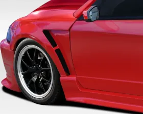 1999-2004 Ford Mustang Duraflex CBR500 Wide Body Front Fenders - 2 Piece