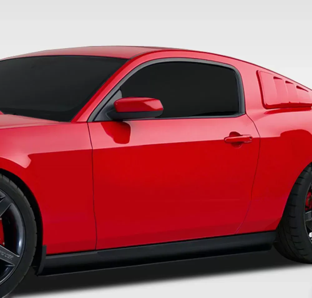 2005-2014 Ford Mustang Duraflex R-Spec Side Skirt Splitters - 2 Piece - 107607
