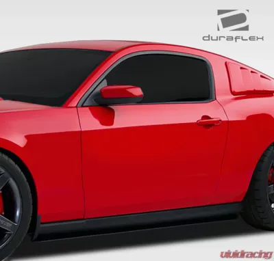 2005-2014 Ford Mustang Duraflex R-Spec Side Skirt Splitters - 2 Piece - 107607