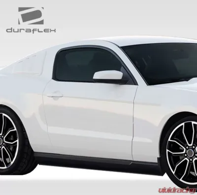 2005-2014 Ford Mustang Duraflex R-Spec Side Skirt Splitters - 2 Piece - 107607