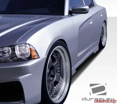 2011-2023 Dodge Charger Duraflex Circuit Side Skirts Rocker Panels - 2 Piece - 107655