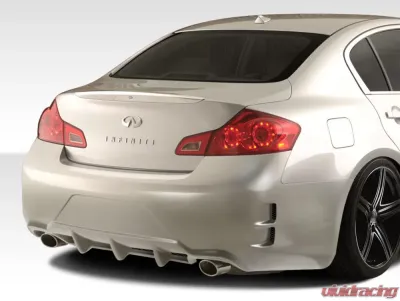 2007-2013 Infiniti G Sedan G25 G35 G37 Duraflex Elite Rear Bumper Cover - 1 Piece - 107668