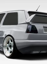 1985-1992 Volkswagen Golf 2DR Duraflex R-1 Wide Body Rear Bumper Cover - 1 Piece (S)                                     - 107688 - Image 5