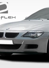 2004-2010 BMW 6 Series E63 E64 Convertible 2DR Duraflex M6 Look Front Bumper Cover - 1 Piece                                     - 107702 - Image 2
