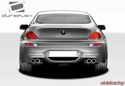 2004-2010 BMW 6 Series E63 E64 Convertible 2DR Duraflex M6 Look Rear Bumper Cover - 1 Piece - 107704