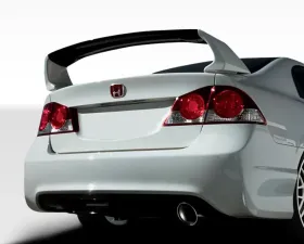 2006-2011 Honda Civic 4DR Duraflex JDM Type R Conversion Rear Bumper Cover - 2 Piece