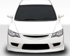 2006-2011 Honda Civic 4DR Duraflex JDM Type JS Type R Conversion Front Lip Under Spoiler Air Dam - 1 Piece