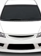 2006-2011 Honda Civic 4DR Duraflex JDM Type JS Type R Conversion Front Lip Under Spoiler Air Dam - 1 Piece                                     - 107742 - Image 6