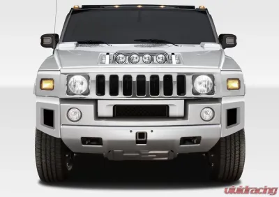 2003-2009 Hummer H2 Duraflex BR-N Front Add Ons Spat Bumper Extensions - 2 Piece - 107745