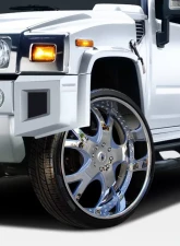 2003-2009 Hummer H2 Duraflex BR-N Fender Flares - 6 Piece                                     - 107747 - Image 15