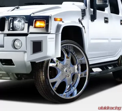 2003-2009 Hummer H2 Duraflex BR-N Fender Flares - 6 Piece - 107747