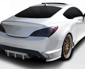 2010-2016 Hyundai Genesis Coupe 2DR Duraflex TP-R Rear Lip Under Spoiler Air Dam with Diffuser - 3 Piece