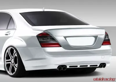 2007-2009 Mercedes S Class W221 Eros Version 1 Rear Lip Under Spoiler Air Dam (euro base model) - 1 Piece - 107791