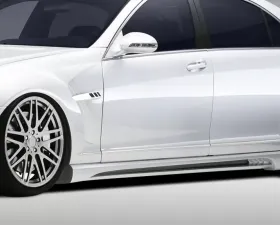 2007-2013 Mercedes S Class W221 Eros Version 2 Side Skirts Rocker Panels - 2 Piece