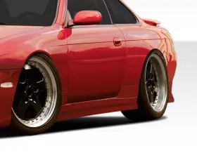 1995-1998 Nissan 240SX S14 Duraflex WX-9 Side Skirts Rocker Panels - 2 Piece