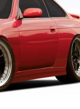 1995-1998 Nissan 240SX S14 Duraflex WX-9 Side Skirts Rocker Panels - 2 Piece                                     - 107824 - Image 6
