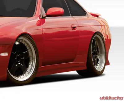 1995-1998 Nissan 240SX S14 Duraflex WX-9 Side Skirts Rocker Panels - 2 Piece - 107824
