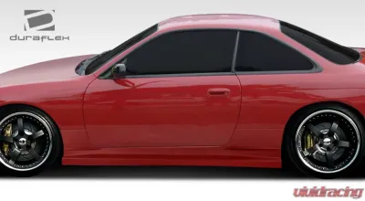 1995-1998 Nissan 240SX S14 Duraflex WX-9 Side Skirts Rocker Panels - 2 Piece - 107824