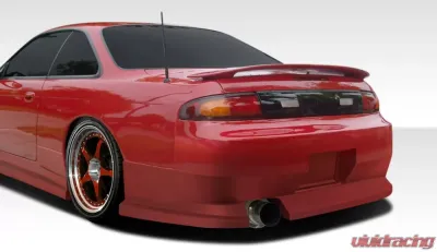 1995-1998 Nissan 240SX S14 Duraflex WX-9 Rear Bumper Cover - 1 Piece - 107825