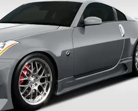 2003-2008 Nissan 350Z Z33 Duraflex J-Spec Side Skirts Rocker Panels - 2 Piece