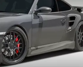 2005-2012 Porsche 997 | 991 Carrera C4/C4S/Turbo Eros Version 1 Side Skirts Rocker Panels - 2 Piece