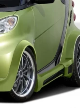 2008-2016 Smart ForTwo Duraflex GT300 Wide Body Side Skirts Rocker Panels - 4 Piece                                     - 107840 - Image 7