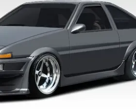 1984-1987 Toyota Corolla 2DR / HB Duraflex MB-R Side Skirts Rocker Panels - 2 Piece