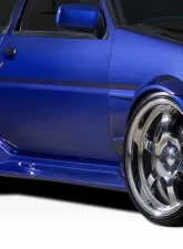 1984-1987 Toyota Corolla 2DR / HB Duraflex RF Design Side Skirts Rocker Panels - 2 Piece                                     - 107850 - Image 6