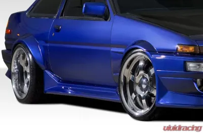 1984-1987 Toyota Corolla 2DR / HB Duraflex RF Design Side Skirts Rocker Panels - 2 Piece - 107850