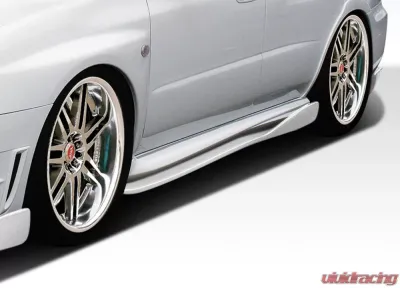 2002-2007 Subaru Impreza WRX STI Duraflex C-Speed 2 Side Skirts Rocker Panel Add Ons Spat Extensions - 2 Piece - 107856