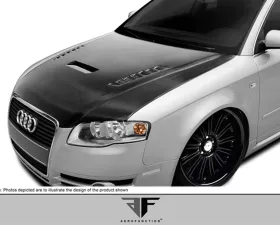 2006-2008 Audi A4 S4 B7 Carbon AF-1 Hood ( CFP ) - 1 Piece