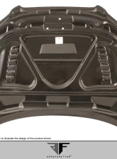 2006-2008 Audi A4 S4 B7 Carbon AF-1 Hood ( CFP ) - 1 Piece                                     - 107901 - Image 5