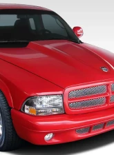 1997-2004 Dodge Dakota 1998-2003 Durango Duraflex Cowl Induction Hood - 1 Piece                                     - 107904 - Image 8