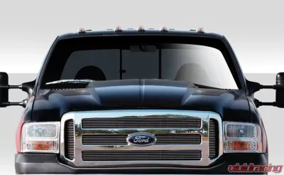 1999-2007 Ford Super Duty F250 F350 F450 F550 / 2000-2005 Ford Excursion Duraflex Cowl Hood - 1 Piece - 107946