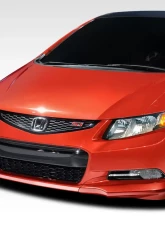 2012-2013 Honda Civic 2DR Duraflex H-Sport Front Add Ons Spat Bumper Extensions - 2 Piece                                     - 107951 - Image 6