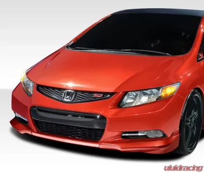 2012-2013 Honda Civic 2DR Duraflex H-Sport Front Add Ons Spat Bumper Extensions - 2 Piece - 107951