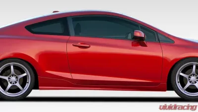 2012-2015 Honda Civic 2DR Duraflex H-Sport Side Skirts Rocker Panels - 2 Piece - 107952