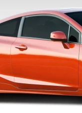 2012-2015 Honda Civic 2DR Duraflex H-Sport Side Skirts Rocker Panels - 2 Piece                                     - 107952 - Image 2