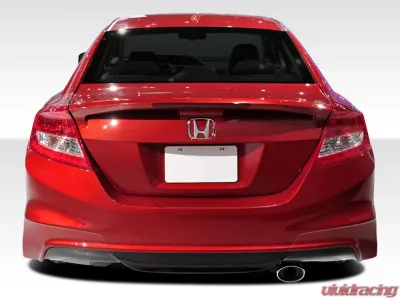 2012-2013 Honda Civic Si 2DR Duraflex H-Sport Rear Add Ons Spat Bumper Extensions - 2 Piece - 107953