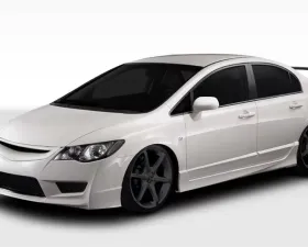 2006-2011 Honda Civic 4DR Duraflex JDM Type R Front End Conversion Kit - 5 Piece