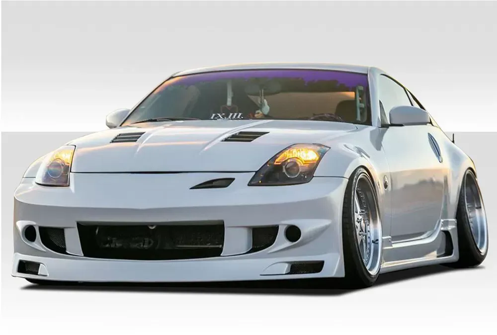 2003-2008 Nissan 350Z Z33 Duraflex J-Spec Body Kit - 4 Piece - 107996