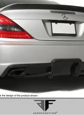 2003-2012 Mercedes SL Class R230 Carbon AF-Signature 1 Series Wide Body Conversion Rear Diffuser ( CFP ) - 1 Piece                                     - 108024 - Image 2