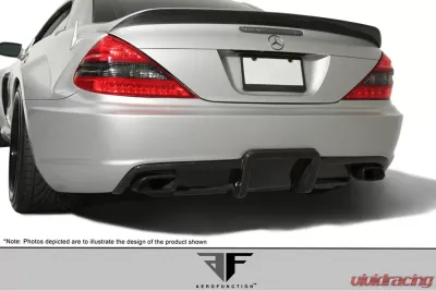 2003-2012 Mercedes SL Class R230 Carbon AF-Signature 1 Series Wide Body Conversion Rear Diffuser ( CFP ) - 1 Piece - 108024