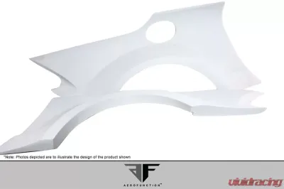 2003-2012 Mercedes SL Class R230 AF-Signature 1 Series Wide Body Conversion Rear Fenders ( GFK ) - 2 Piece - 108025