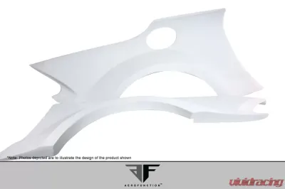 2003-2012 Mercedes SL Class R230 AF-Signature 1 Series Wide Body Conversion Rear Fenders ( GFK ) - 2 Piece - 108025